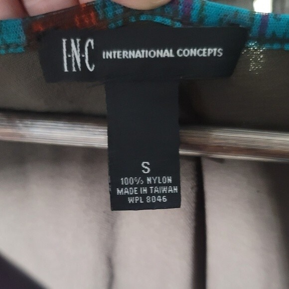 INC International Concept Boho Mini Dress Multicolored Womens Sz Small - Picture 3 of 9